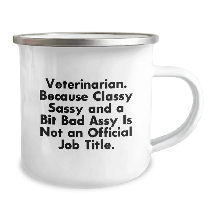 Funny Veterinarian Gifts from Men to Women, Camping Mug for Christmas Unique Presents - Image 2
