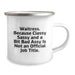Funny Waitress Gifts for Her, Camping Mug from Friends, Unique Christmas Memorable Presents - Image 2