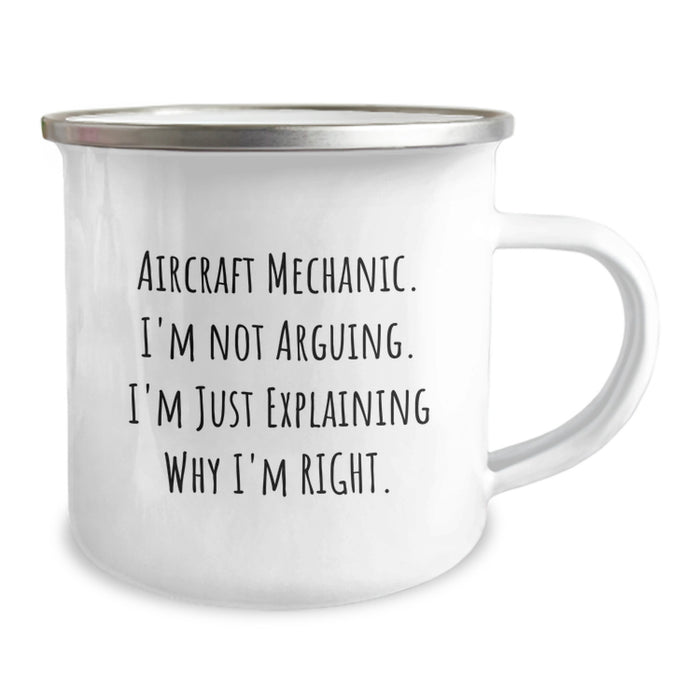 Aircraft Mechanic Funny Mugs Gifts from Men for Their Aircraft Mechanic Friends on Valentine's Unique Gifts - Image 2