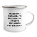 Funny Apartment Manager Gifts - Camping Mug, 'I'm Not Arguing. I'm Just Explaining Why I'm Right.' - Gifts from Family to Apartment Manager Friends - Image 2