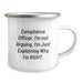 Funny Compliance Officer Gifts for Men - 'I'm Not Arguing. I'm Just Explaining Why I'm Right.' Enamel Camping Mug, Perfect for Christmas Unique Gifts from Friends, Coworkers, Family - Image 2