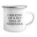 Funny Nebraska Gifts for Friends, Family, and Coworkers - I Am Kind Of A Prime Selection In Nebraska Camping Mug - Image 2