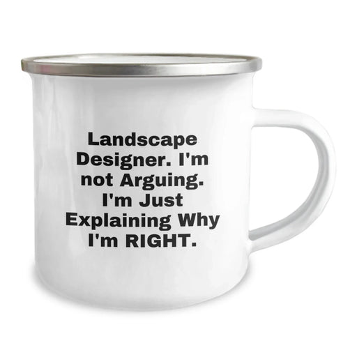 Funny Landscape Designer Gifts for Him - Landscape Designer Camping Mug - Unique Valentine's Unique Gifts from Men to Friends - Image 2