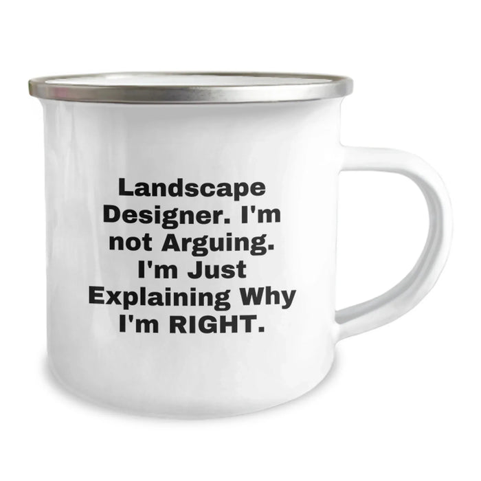 Funny Landscape Designer Gifts for Him - Landscape Designer Camping Mug - Unique Valentine's Unique Gifts from Men to Friends - Image 2