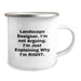 Funny Landscape Designer Gifts for Him - Landscape Designer Camping Mug - Unique Valentine's Unique Gifts from Men to Friends - Image 2