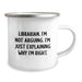 Funny Librarian Gifts for Coworkers, Unique Christmas Unique Gifts from Friends for Librarian - Image 2