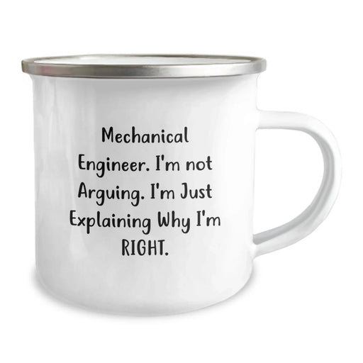 Funny Mechanical Engineer Gift, Birthday Unique Gifts from Friends to Mechanical Engineer, Camping Mug for Men - Image 2