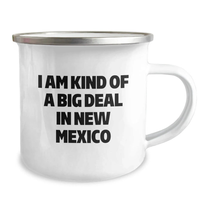 Funny New Mexico Gifts for Men, Camping Mug with 'I Am Kind of a Prime Selection in New Mexico' Quote, Gifts from Friends and Family, Unique Graduation Presents - Image 2
