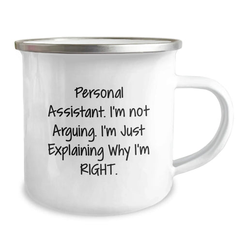 Cute Personal Assistant Gifts for Men - Funny Valentine's Unique Camping Mugs from Friends - Image 2