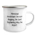 Cute Personal Assistant Gifts for Men - Funny Valentine's Unique Camping Mugs from Friends - Image 2