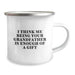 Funny Grandfather Gifts for Him - I Think Me Being Your Grandfather Is Enough Of A Gift, Camping Mug for Birthday, Gifts from Family to Grandfather - Image 2