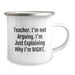 Funny Teacher Gifts from Men, Unique Camping Mugs for Teachers, Christmas Memorable Presents for Teacher - Image 2