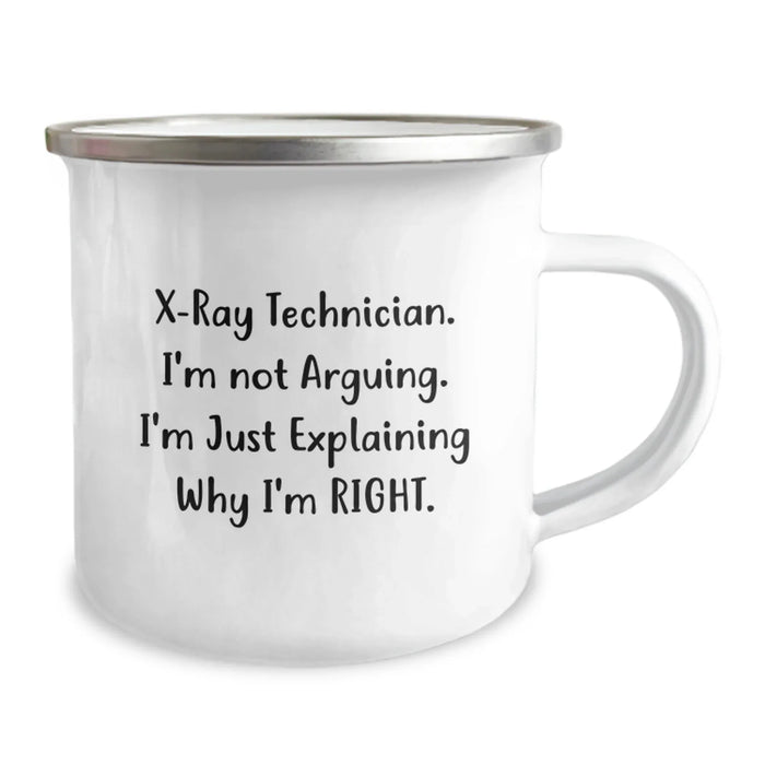 Funny X-Ray Technician Gifts for Men - X-Ray Technician Camping Mug, Birthday Unique Gifts from Friends to X-Ray Technician - X-Ray Technician Humor Mug - Image 2