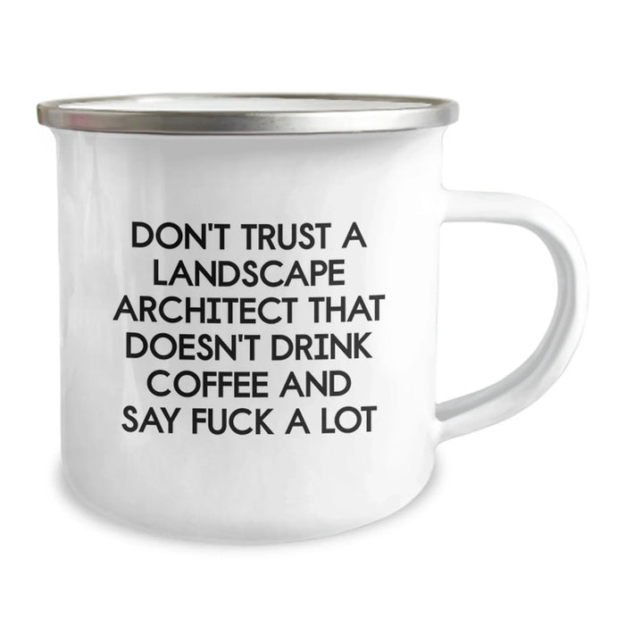 Funny Landscape Architect Gifts, Camping Mug for Coffee Lovers, Birthday Unique Ideas from Friends or Family - Image 2