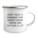 Funny Manager Gifts for Men, Christmas Unique Presents from Coworkers - Camping Mug, 'Don't Trust A Manager That Doesn't Drink Coffee And Say F--k A Lot' - Image 2