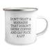 Funny Manager Gifts from Family - Unique Camping Mug with 'Don't Trust A Manager That Doesn't Drink Coffee And Say F--k A Lot' Quote for Christmas - Image 2