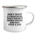 Funny Paralegal Gifts from Men for Women Mother's Day Unique Camping Mugs - Don't Trust A Paralegal That Doesn't Drink Coffee And Say 'F--k A Lot' - Image 2