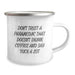 Funny Rescue Worker Gifts, Don't Trust A Rescue Worker That Doesn't Drink Coffee And Say 'F--k A Lot', 12 oz Camping Mug for Rescue Worker Graduation, Gifts from Men to Friends and Family - Image 2