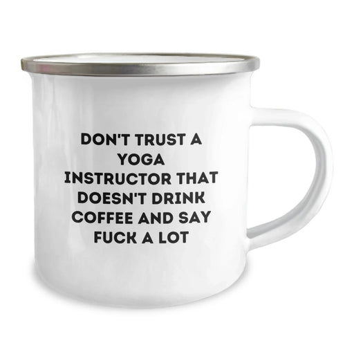 Funny Yoga Instructor Gifts from Men to Yoga Instructors, Unique Camping Mug for Yoga Lovers on Christmas Unique Gifts - Image 2