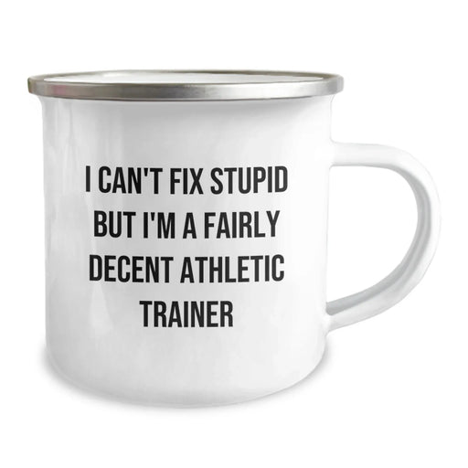 Funny Athletic Trainer Gifts - I'm A Decent Trainer Mug for Christmas Unique Presents - Image 2