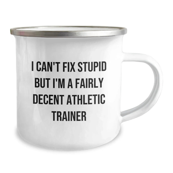 Funny Athletic Trainer Gifts - I'm A Decent Trainer Mug for Christmas Unique Presents - Image 2