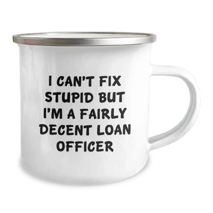 Funny Loan Officer Gifts for Him or Her, Unique Camping Mug for Valentine's from Friends, Coworkers, Family - Image 2