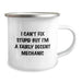 Funny Mechanic Gifts from Friends, Valentine's Unique Mugs for Mechanic Lovers, I Can't Fix Stupid But I'm A Fairly Decent Mechanic Camping Mug - Image 2