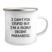 Funny Rescue Worker Gifts from Men - I Can't Fix Stupid But I'm A Fairly Decent Rescue Worker Valentine's Unique Gifts for Rescue Worker Friends Camping Mug - Image 2