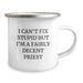 Gifts For Priest - Funny Camping Mug I Can't Fix Stupid But I'm A Fairly Decent Priest Gifts from Men - Image 2