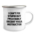 Funny Yoga Instructor Gifts for Men Camping Mug I Can't Fix Stupid But I'm A Fairly Decent Yoga Instructor - Image 2