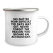 Funny and Inspirational Gifts from Friends for Accountants - Unique Christmas Camping Mugs - 'No Matter How Difficult The Days May Get...' - Image 2