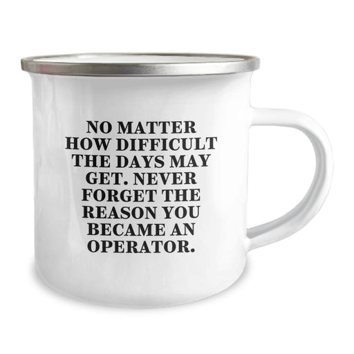 Funny Operator Camping Mug Gifts from Men to Operator Friends and Family at Christmas - Image 2