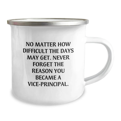 Funny Vice-principal Quotes - Gifts for Vice-principal from Friends, Humorous Camping Mug for Valentine's Unique Gifts - Image 2