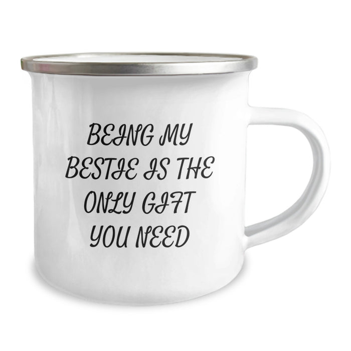 Cute Bestie Camping Mug Gifts from Friends, Unique Mother's Day Unique Gifts for Bestie - Image 2