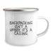 Backpacking Enthusiast Gifts from Men Unique Ideas for Father's Day - 'Backpacking Isn't A Hobby. It's A Calling.' Camping Mug - Image 2