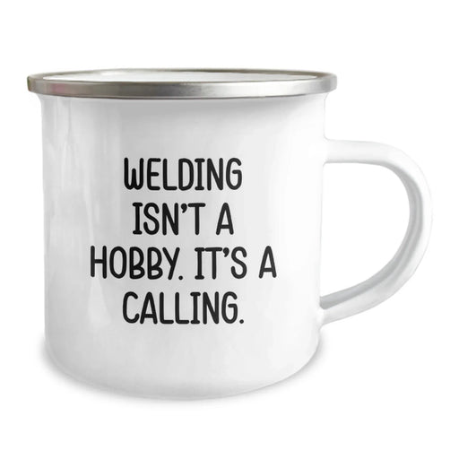 Funny Welding Gifts for Men from Family - Birthday Unique Gifts for Welding Enthusiasts - Stainless Steel Camping Mug with Inspirational Quote - Gifts from Family for Birthday - Image 2
