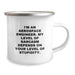 Funny Aerospace Engineer Gifts for Men - Valentine's Unique Gifts from Friends, Family, or Coworkers - Aerospace Engineer Camping Mug - Image 2