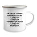 Funny Air Traffic Controller Gifts for Him, Valentine's Unique Gifts from Friends, Men, Coworkers, 12 oz Camping Mug with Inspirational Quote - Image 2