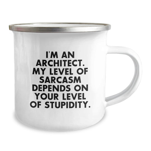 Funny Sarcasm Gifts for Architects - Unique Camping Mug for Dad - I'm An Architect. - Image 2