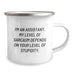 Funny Assistant Gifts from Friends or Family - Cute Camping Mug for Assistant with Sarcastic Quote - Father's Day Unique Gifts for Men or Women - Image 2