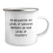 Funny Auditor Gifts from Friends, Christmas Unique Gifts for Auditor, 12 oz Camping Mug with Sarcastic Quote - Image 2