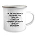 Funny Insurance Adjuster Gifts for Dad - Gifts from Family, Enamel Finish Camping Mug with Sassy Quote, 12 oz Stainless Steel, Perfect Father's Day Unique - Image 2