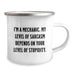 Funny Mechanic Gifts from Friends and Family - Mechanic Sarcasm Quote Camping Mug, 12 oz, Perfect for Men, Women, Mechanic Enthusiasts, Christmas Unique Gifts - Image 2