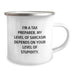 Funny Tax Preparer Gifts for Men, Birthday Unique Gifts from Friends, Camping Mug with Sarcasm Quote - Image 2