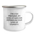 Funny Tax Preparer Gifts, Birthday Unique Gifts for Men, Women, Friends, Family - 'I'm A Tax Preparer. My Level Of Sarcasm Depends On Your Level Of Stupidity.' Camping Mug - Image 2