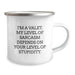 Funny Valet Gifts for Men, Birthday Unique Gifts from Friends to Valet, Camping Mug with Sarcasm Quote - Image 2