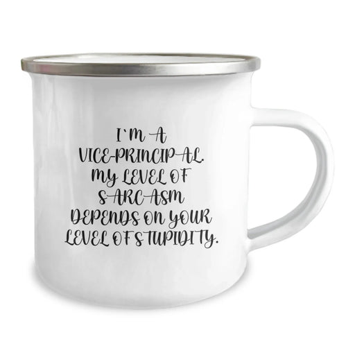 Funny Vice-principal Gifts for Men, Vice-principal Camping Mug, Valentine's Unique Gifts from Friends - Image 2
