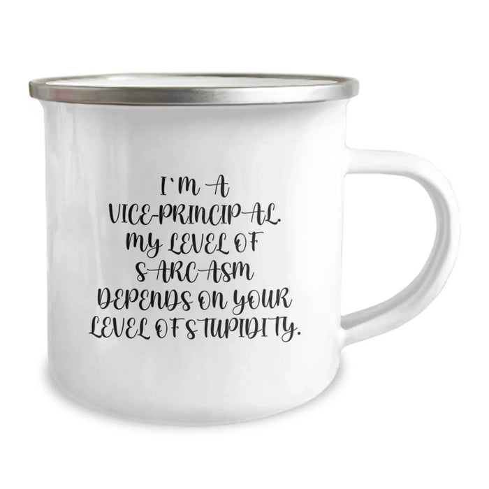 Funny Vice-principal Gifts for Men, Vice-principal Camping Mug, Valentine's Unique Gifts from Friends - Image 2