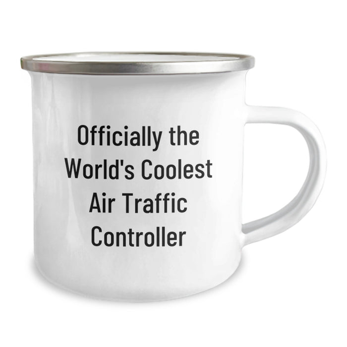 Funny Air Traffic Controller Gifts for Dad, Officially The World's Coolest Air Traffic Controller Inspired Camping Mug for Air Traffic Controller, Great Dad Gifts, Father's Day Unique - Image 2