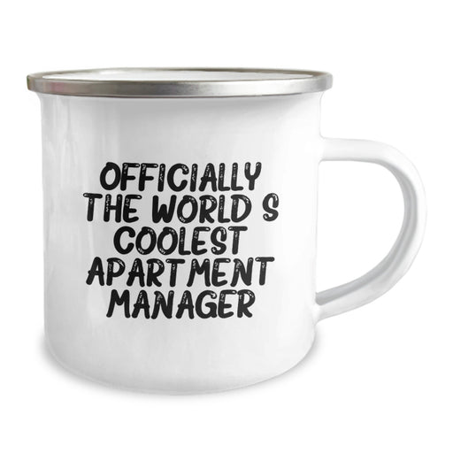 Funny Quote Gifts for Apartment Manager, Unique Camping Mug, Father's Day Unique Gifts from Friends - Image 2